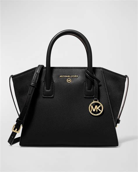 michael kors avril satchel|Michael Kors Avril Small Leather Satchel.